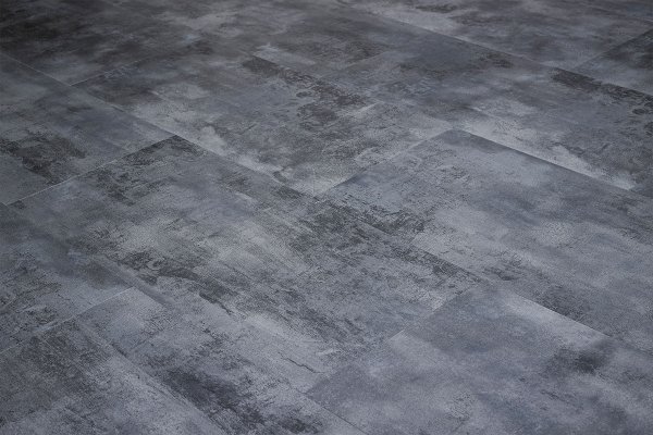 Elegant Dark Grey Stone Tile Click Vinyl Flooring Oak  £25.47Psqm - 1015-149