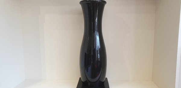 Classic 550 mm high Black Granite Flower Vase - 1020-02